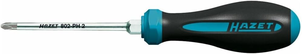 Cacciavite HAZET HEXAnamic 802...sversale PH2, Lunghezza: 214mm - down 5.59% (£0.57) to £9.62 from £10.19