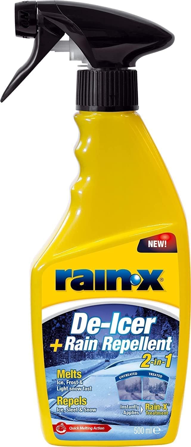 Rain-X 2-in-1 De-Icer & Rain R...ility & Driving Safety - 500ml - down 10.02% (£0.65) to £5.84 from £6.49