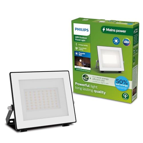 PHILIPS Floodlight, 14 W, White Light - down 9.95% (£1.10) to £9.95 from £11.05