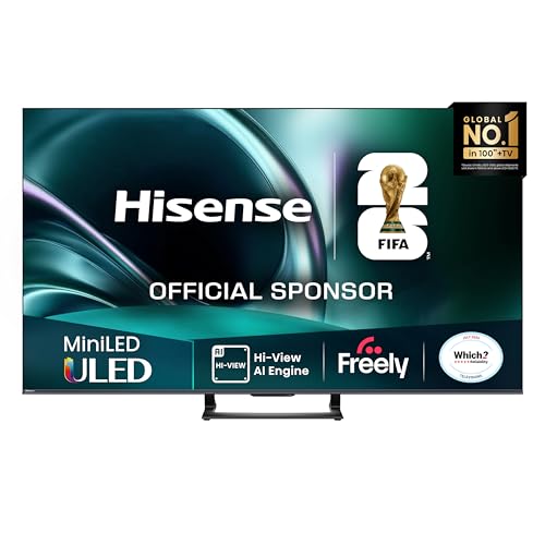 Hisense 75" 75U7QTUK MiniLED Q...ly, Disney +, YouTube, Netflix - down 10.01% (£100.00) to £899.00 from £999.00