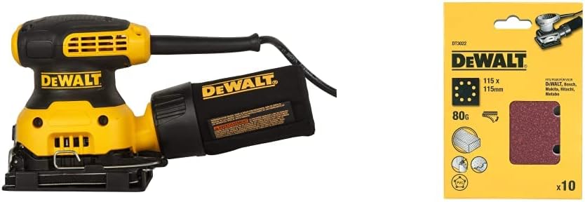 Dewalt DWE6411-GB DWE6411 Shee...115 x 115 mm, Set of 10 Pieces - down 5.19% (£3.95) to £72.19 from £76.14