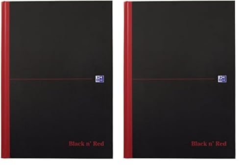 Black n' Red Oxford, A4 Notebo...es, Single Notepad (Pack of 2) - down 18.20% (£4.00) to £17.98 from £21.98