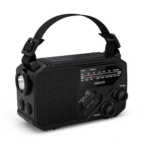 Philips TAR1659 Portable FM/AM...amping, Hiking & Power Outages - down 21.57% (£5.80) to £21.09 from £26.89