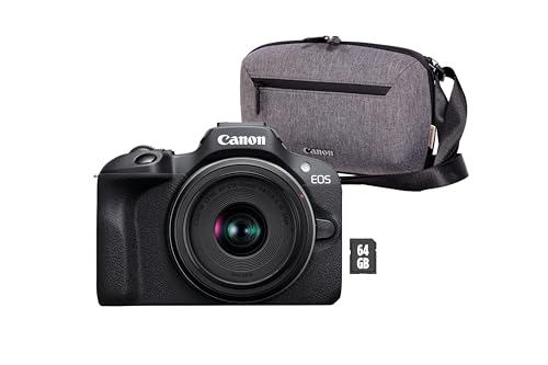 Canon EOS R100 + RF-S 18-45mm ..., Wi-Fi - Camera Bag+64GB Card - down 30.69% (£220.99) to £499.00 from £719.99