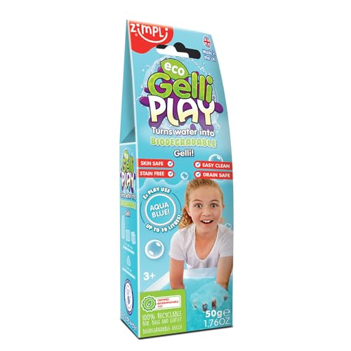 ZIMPLI - Eco Gelli Play Aqua, ... Play, Certified Biodegradable - down 34.00% (£0.85) to £1.65 from £2.50