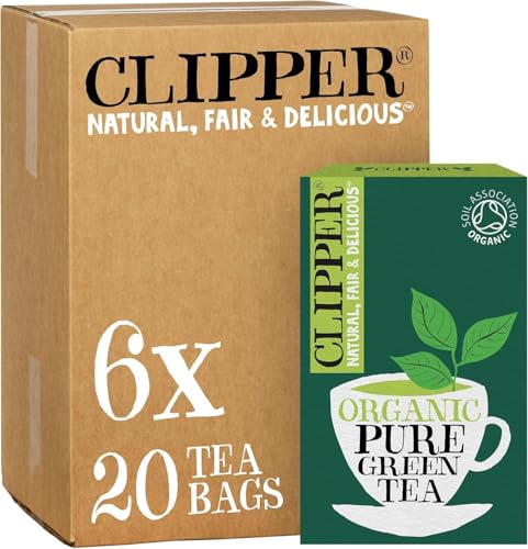 Clipper Organic Pure Green Tea...ed Plant-Based & Biodegradable - down 49.75% (£5.94) to £6.00 from £11.94
