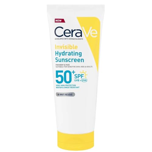 CeraVe Invisible Hydrating Sun... Adults, Water Resistant, 75ml - down 30.02% (£4.20) to £9.79 from £13.99