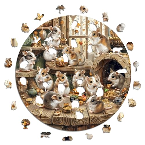 Iconic Puzzles - Curious Hamst...and Adults, size L, 600 Pieces - down 69.07% (£28.36) to £12.70 from £41.06