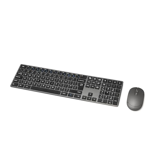Amazon Basics Rechargeable Wir...eyboard with Number Pad, Black - down 10.01% (£2.33) to £20.94 from £23.27