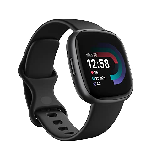 Fitbit Versa 4 Fitness Smartwa...her, Black /Graphite Aluminium - down 12.98% (£15.45) to £103.55 from £119.00