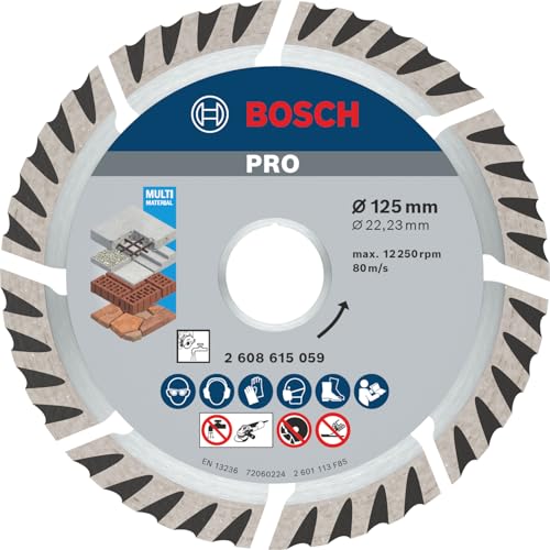 Bosch PRO Multi-Material Long ... Accessory for Angle Grinders) - down 31.40% (£4.39) to £9.59 from £13.98