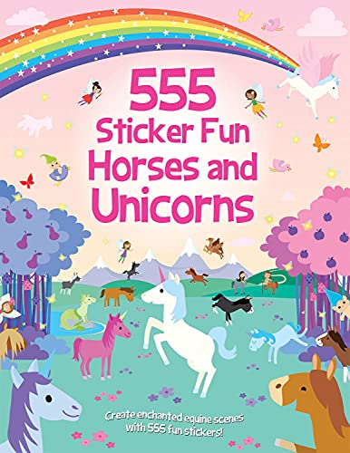 555 Sticker Fun - Horses and Unicorns Activity Book - down 62.89% (£3.39) to £2.00 from £5.39