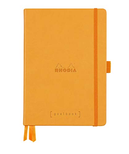 Rhodia Hardcover Goal Book, A5, Dot - Orange - down 10.03% (£1.21) to £10.85 from £12.06