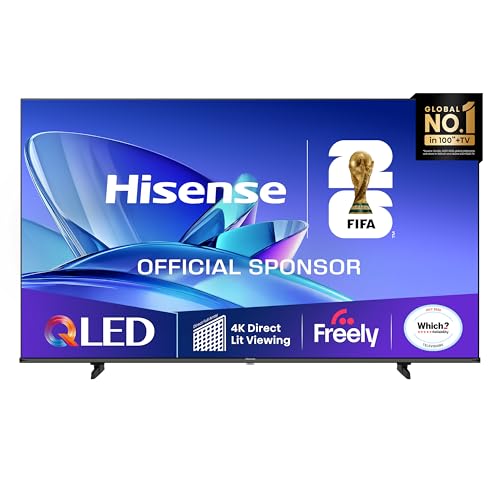 Hisense 65" 65E78QTUK QLED Sma...ly, Disney +, YouTube, Netflix - down 10.40% (£55.00) to £474.00 from £529.00