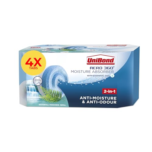 UniBond AERO 360° Moisture Abs...bsorbers, Four Pack (4 x 450g) - down 9.56% (£0.93) to £8.80 from £9.73
