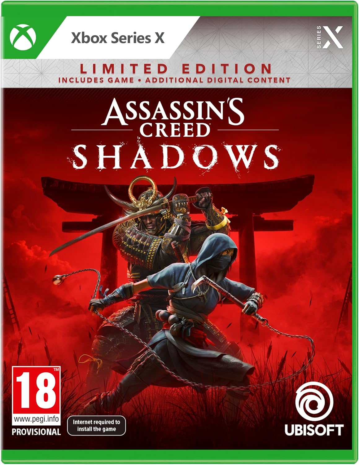 Assassin's Creed Shadows Limit... to Amazon.uk) (Xbox Series X) - down 37.21% (£17.77) to £29.99 from £47.76