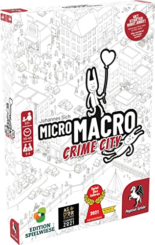 Pegasus Press | MicroMacro: Cr...s | 15-45 Minutes Playing Time - down 9.73% (£2.10) to £19.49 from £21.59