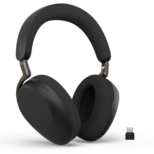 Jabra Evolve3 85 Over-Ear Wire...Works with Meeting Apps, Black - down 37.00% (£219.80) to £374.20 from £594.00