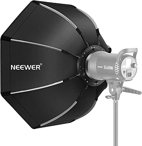NEEWER 26''/65cm Octagonal Sof... Bowens Mount Light -SF-RPBO26 - down 20.36% (£11.50) to £44.99 from £56.49