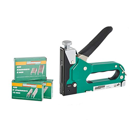 Mannesmann Staple Gun in Plastic Case - down 32.58% (£5.31) to £10.99 from £16.30