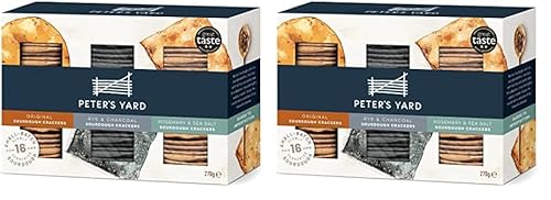 Peter's Yard Sourdough Cracker...ry Charcoal, 270 g (Pack of 2) - down 36.51% (£4.60) to £8.00 from £12.60