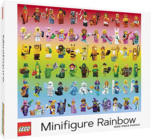 LEGO Minifigure Rainbow 1000-Piece Puzzle - down 48.38% (£7.02) to £7.49 from £14.51