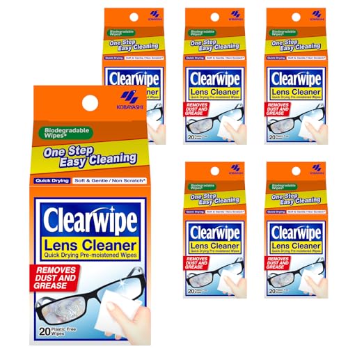 Clearwipe Lens Cleaner 6x pack...nglasses, Smartphones, Screens - down 39.02% (£7.02) to £10.97 from £17.99