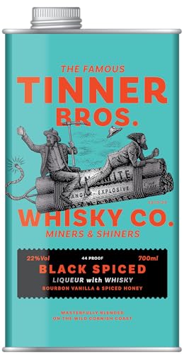 Tinner Bros Black Spiced | Whi...tive to Bourbon and Spiced Rum - down 8.46% (£2.03) to £21.96 from £23.99