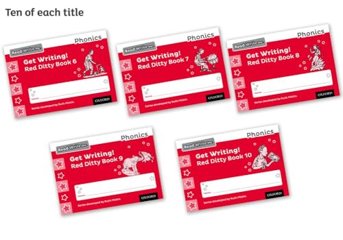 Read Write Inc. Phonics: Get W...ed Ditty Books 6-10 Pack of 50 - down 72.78% (£40.10) to £15.00 from £55.10