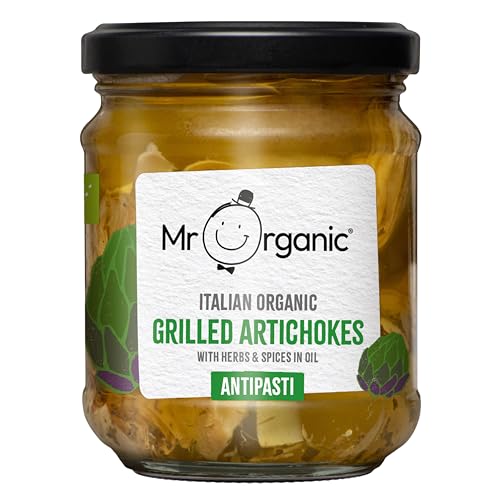 Mr Organic - Organic Grilled A...Organic Artichokes - Pack of 1 - down 9.82% (£0.49) to £4.50 from £4.99