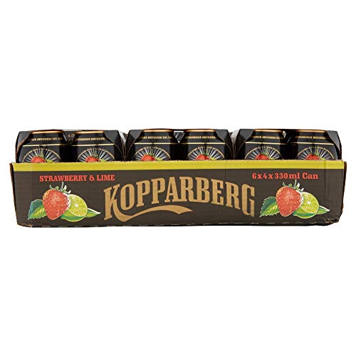 Kopparberg Strawberry & Lime Cider 24x330ml cans - down 34.19% (£12.47) to £24.00 from £36.47
