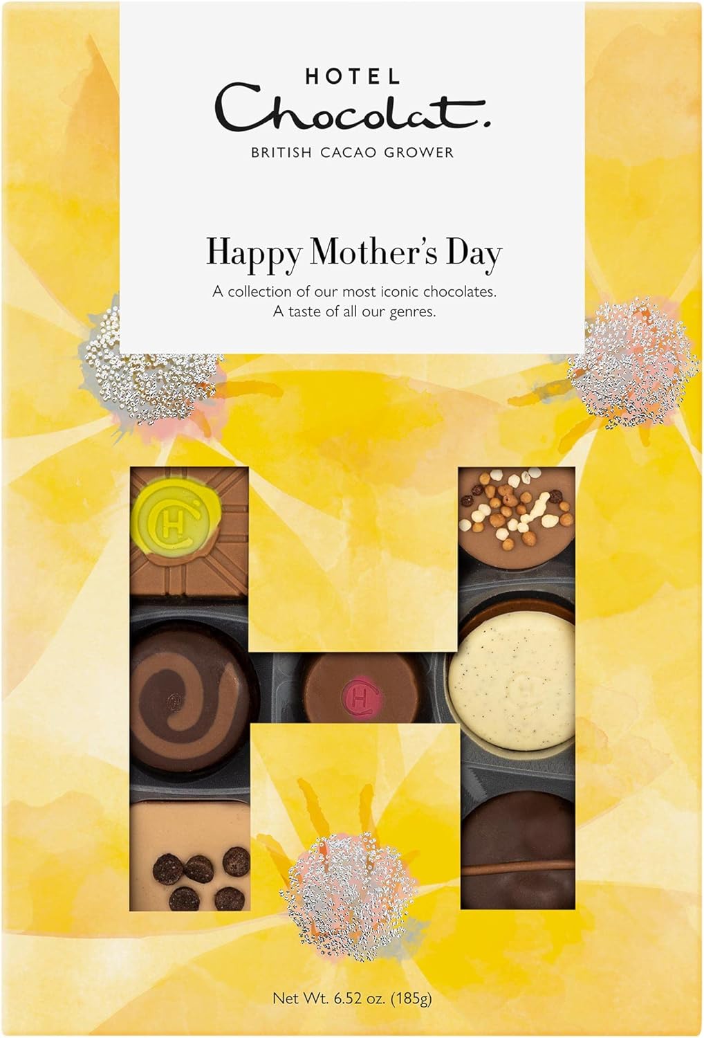 Hotel Chocolat Happy Mother's ...lates, 185g - For Mother's Day - down 49.97% (£8.97) to £8.98 from £17.95