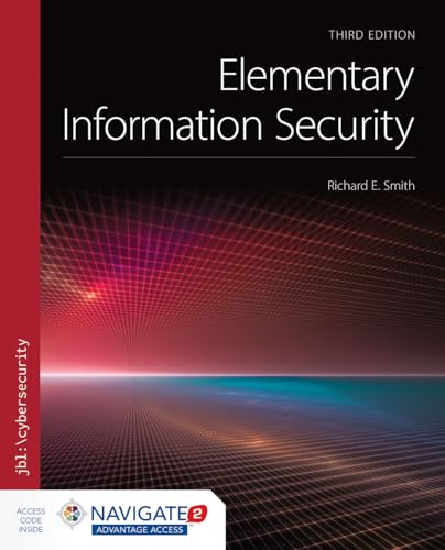Elementary Information Security - down 10.00% (£4.77) to £42.92 from £47.69