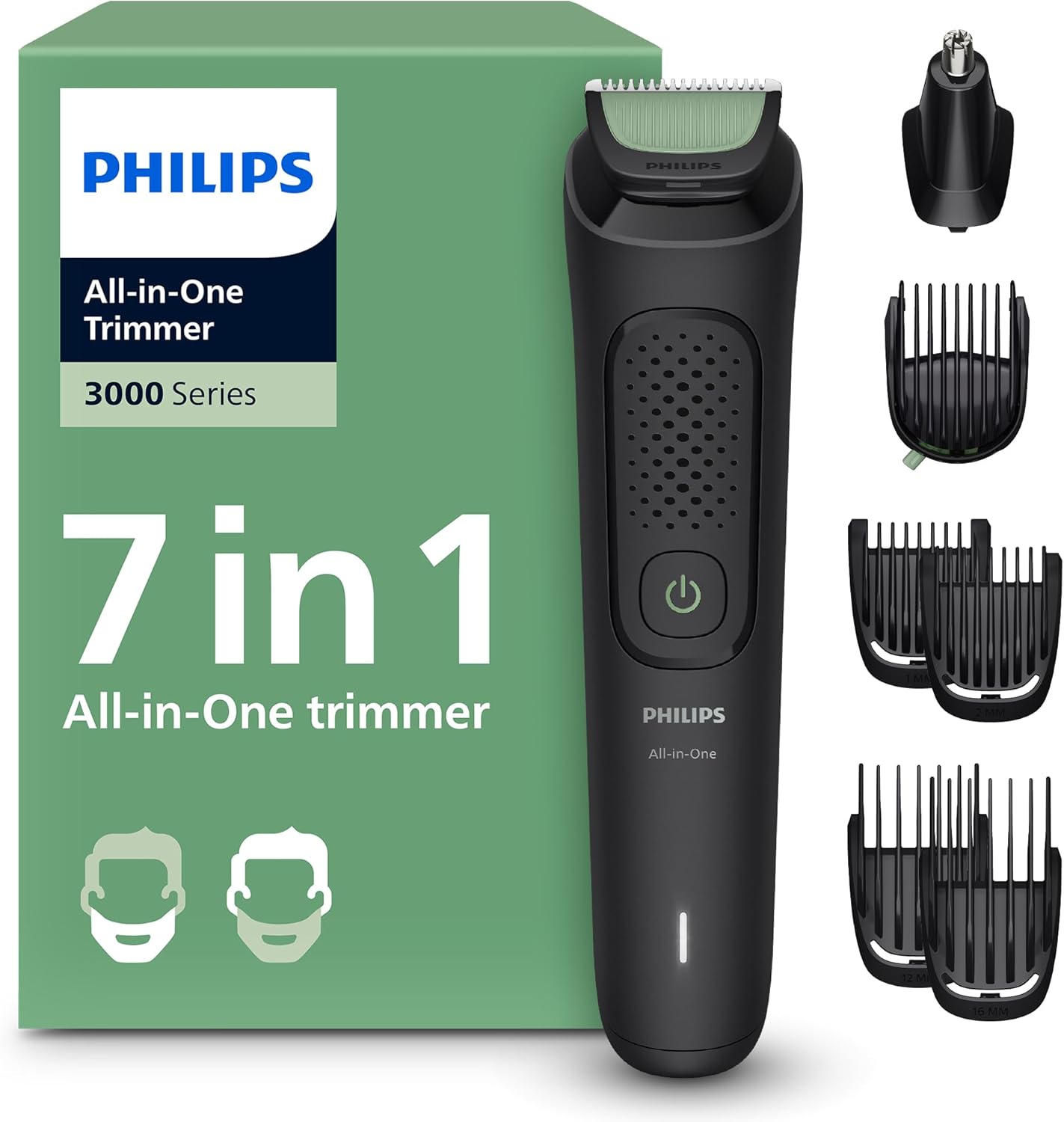Philips Multigroom 3000 Series...ngth Settings, Model MG3930/15 - down 7.41% (£2.00) to £24.99 from £26.99