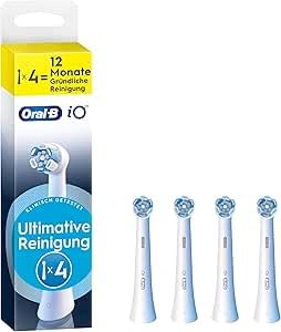 Oral-B iO Ultimate Cleaning Or...Bust' Bundle, White, Pack of 4 - down 23.68% (£9.48) to £30.55 from £40.03