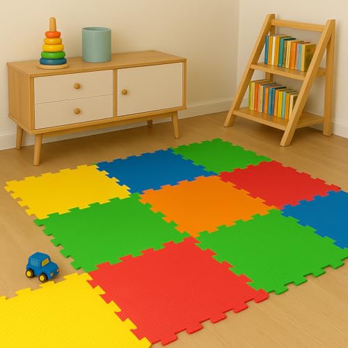 Activo Foam Play Mat 9pcs 29CM... Play Tiles for Baby Play Room - down 31.70% (£2.78) to £5.99 from £8.77