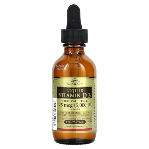 Solgar Liquid Vitamin D3 - Nat...Orange Flavour - 59ml x 5000IU - down 32.96% (£3.79) to £7.71 from £11.50
