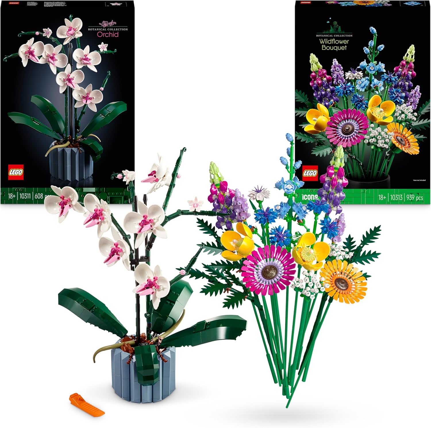 LEGO Icons Botanicals Bundle: ...Home Decor Gift for Her or Him - down 6.85% (£5.00) to £67.98 from £72.98