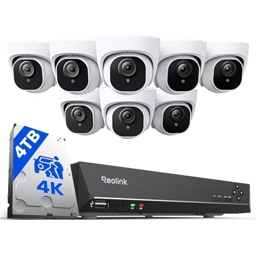 Reolink 4K PoE Camera Security...o, 24/7 Recording, RLK16-800D8 - down 15.00% (£132.00) to £747.99 from £879.99