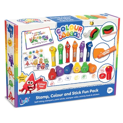 Colour Blocks - Stamp, Colour ...ds Craft Set for Creative Play - down 29.10% (£3.69) to £8.99 from £12.68
