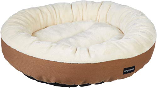 Amazon Basics Round Bolster Pe... x 15.2 Th cm, Brown and Ivory - down 6.06% (£0.70) to £10.86 from £11.56