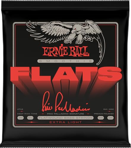 Ernie Ball Extra Light Pino Pa...ctric Bass Strings 38-98 Gauge - down 7.40% (£4.09) to £51.19 from £55.28