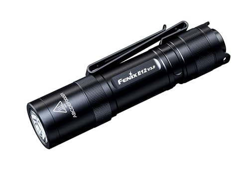 fenix E12 v3.0, Mini Lightweig...agnetic Tail Cap | IP68, Black - down 11.55% (£4.04) to £30.95 from £34.99