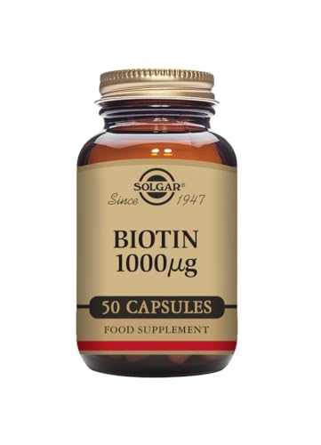 Solgar Biotin 1000 µg Vegetabl...es Energy and Vitality - Vegan - down 33.88% (£2.71) to £5.29 from £8.00