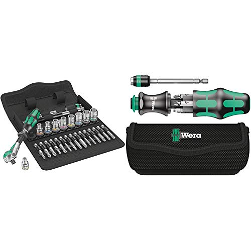Wera 8100 SA 6 Zyklop Speed Ra...with Pouch, SL/PH/PZ, 7 Pieces - down 4.38% (£5.49) to £119.81 from £125.30