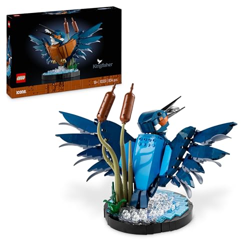 LEGO Icons Kingfisher Bird Set... Women, Men, Her or Him, 10331 - down 21.99% (£9.30) to £32.99 from £42.29