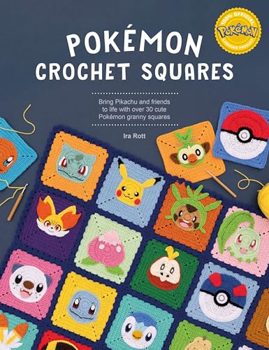 Pokémon Crochet Squares: Bring...ranny squares (Pokémon Crafts) - down 7.91% (£0.97) to £11.29 from £12.26