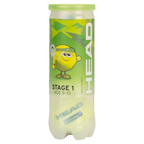 HEAD Stage 1 Green Tennis Balls - down 22.29% (£1.56) to £5.44 from £7.00