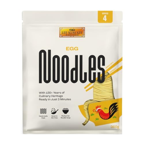 Lee Kum Kee Egg Noodles 360 g ...ry and Soup, Serves 4 per pack - down 50.00% (£1.25) to £1.25 from £2.50