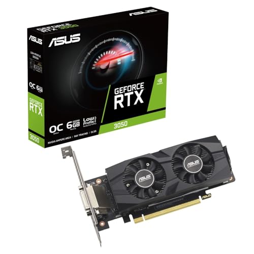 ASUS GeForce RTX 3050 OC (6GB .../1500MHz/14000MHz/Low Profile) - down 34.78% (£78.88) to £147.90 from £226.78